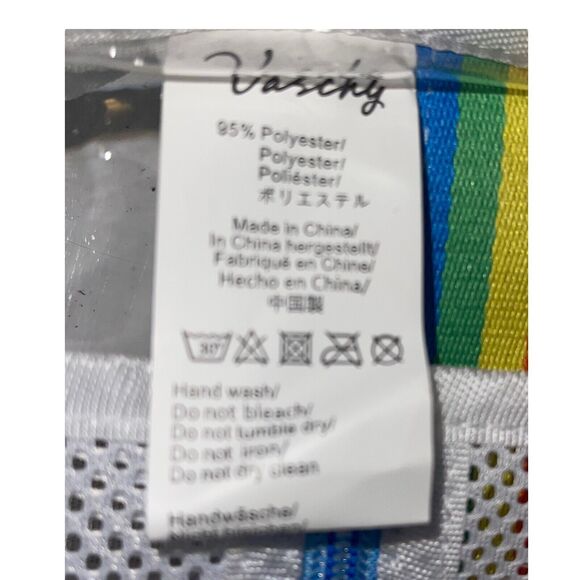 Clear backpack, Heavy Duty Transparent School Backpack Rainbow Straps - Picture 5 of 12